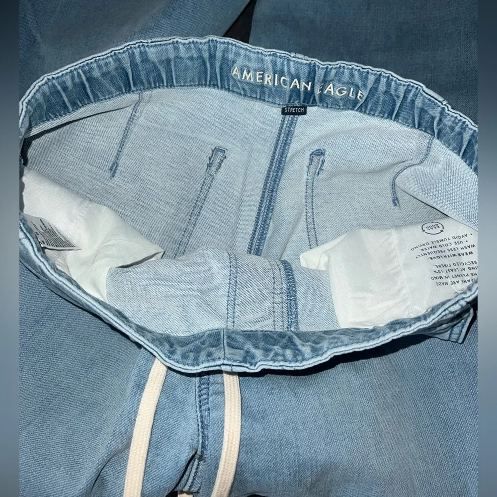 American Eagle Womens Cozy Dreamy Drape Baggy Convertible Jogger (Small) - Picture 6 of 14